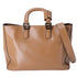 FENDI FF Tote Tote Bag 8BH368 Brown Leather